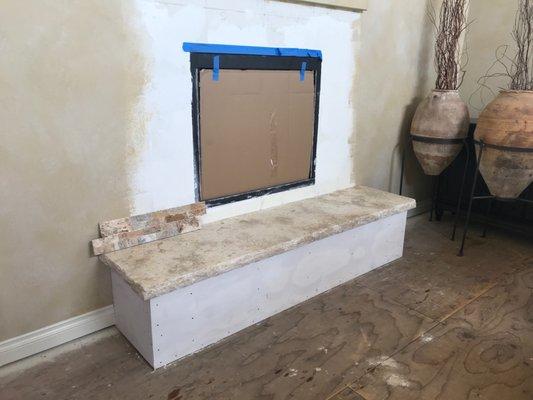 Fireplace hearth