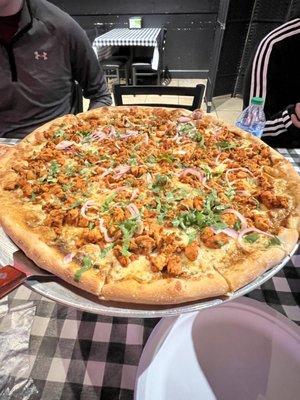 Butter Chicken Pizza