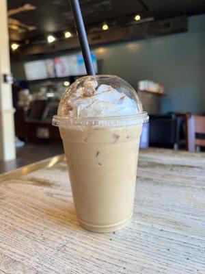 Iced Dirty Chai Latte