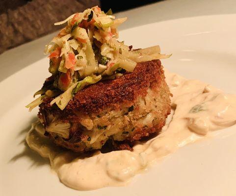 Extra crispy Crab-cake