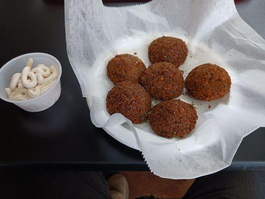 Best Falafels near Pennsylvania. Super delicious and well worth the price. Highly recommend Al-Shams Restaurant to anyone interested.