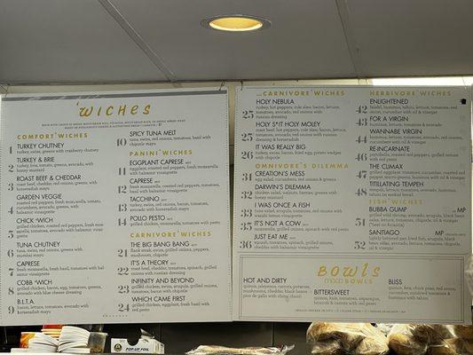 Menu (no prices...????)