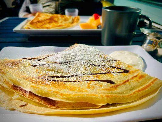 Banana and Nutella Crepe