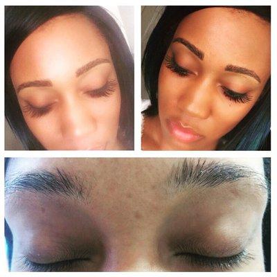 Lashes & Brows done by Crystal at The Eye Bar