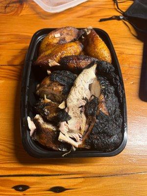 Jerk Chicken and Ripe Plantain