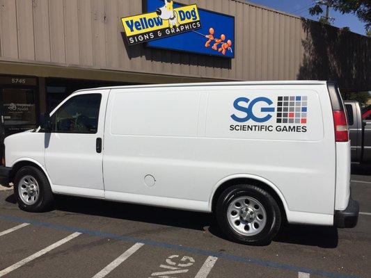 Full Color Print & Cut Graphics on Van