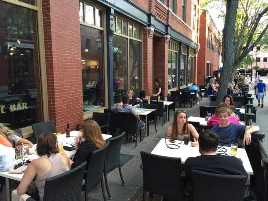 Patio dining in the city!