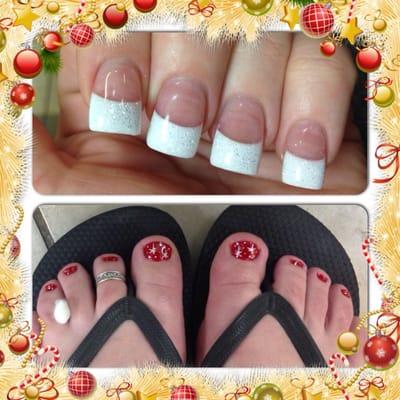 Nails by Jennie. Toes by Kimmy!