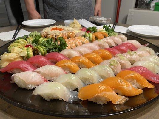 Sushi platter