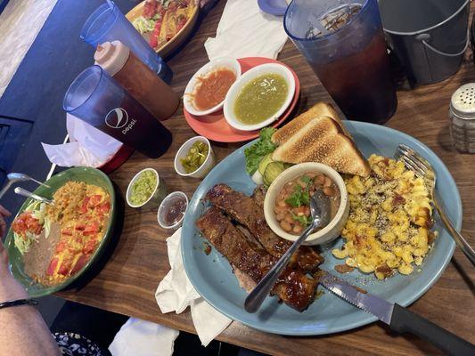 The Kieth special and the enchilada plate. Badass!