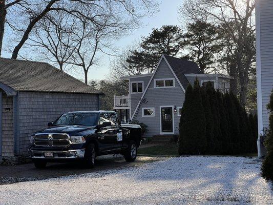 This a another A shape house my Dad built around 70 years ago.