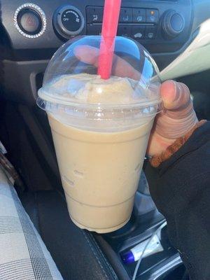 Vanilla Iced smoothie ! So good !!