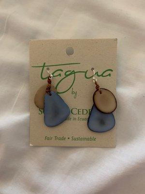 Tagua earrings