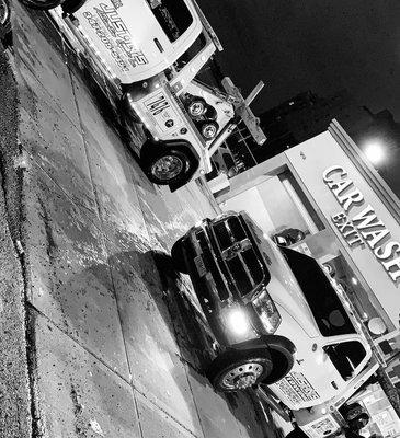 Keeping our fleet of trucks clean for our customers