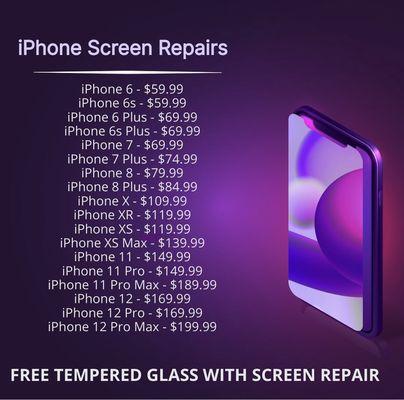 iPhone screen Repair 
 BEST DEAL !!
 Call now