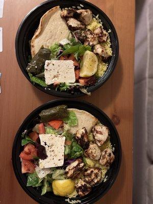 Chicken Souvlaki Platter