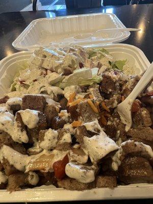 Halal Lamb Gyro Platter