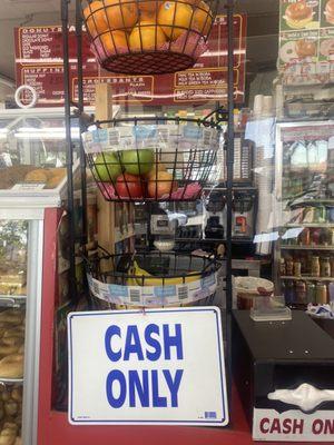 Cash only!