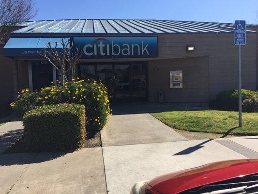 Citibank branch in Atwater, CA. Only branch in Merced County with a notary public for customers.