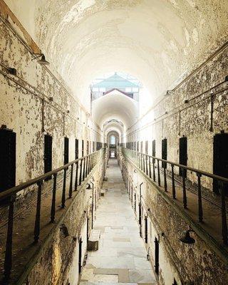 One of the prison hall taken from the 2nd floor.