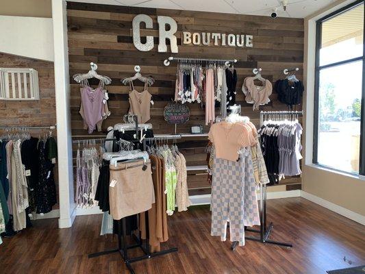 Our CR Boutique has the trendiest styles in it, come check them out.