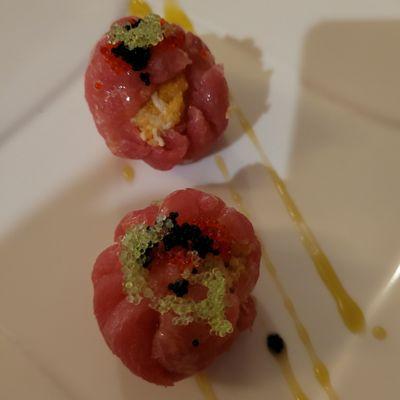 Tuna dumplings