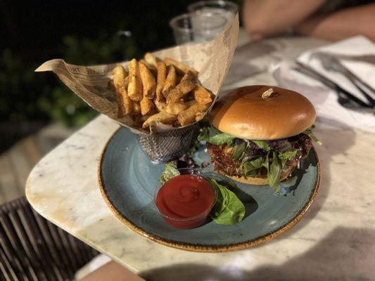 vegan burger - best burger i've ever had!!