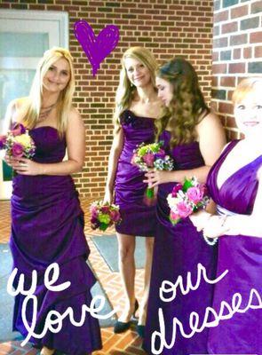 All our dresses for all four bridesmaids fit perfectly !!!!!