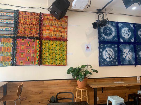 quilt exhibition at Buunni Coffee