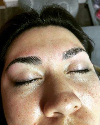 Brow lamination