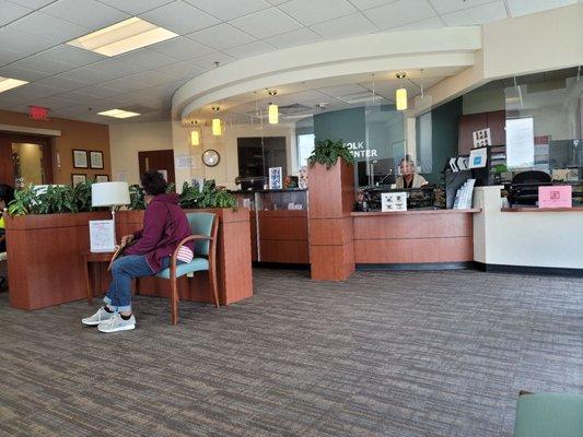 Registration and waiting area.