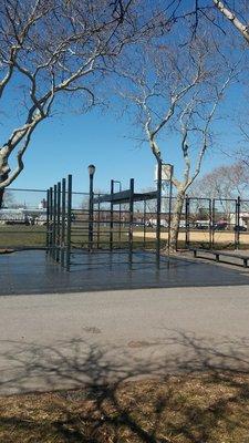 Monkey around on the Monkey Bars.