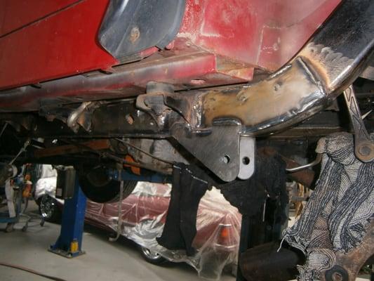 JEEP WRANGLER RUSTED FRAME REPAIRED