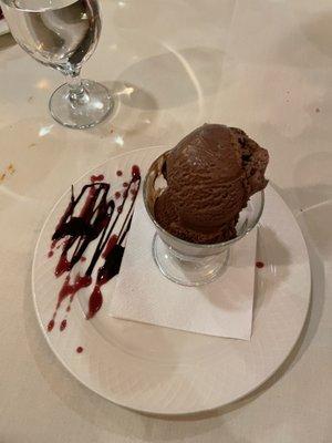 Chocolate ice cream