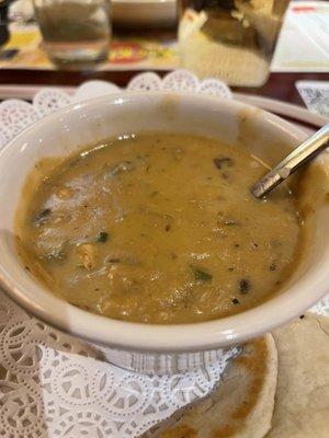 Mushroom Brie soup