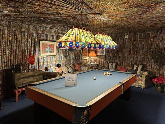 The pool room