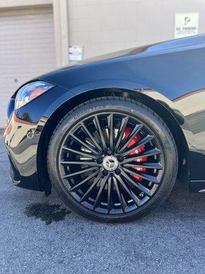 Paint correction, wheels & calipers