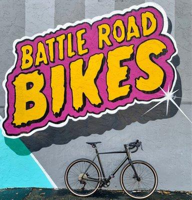 Battle road bikes mural