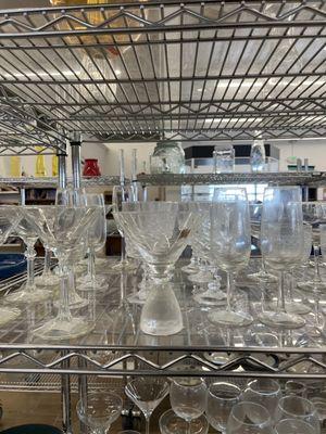 Lots of glassware