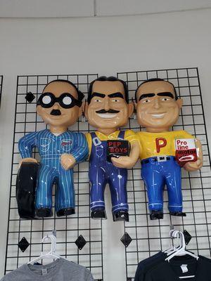 Manny,Moe and Jack is watching over the Series department.