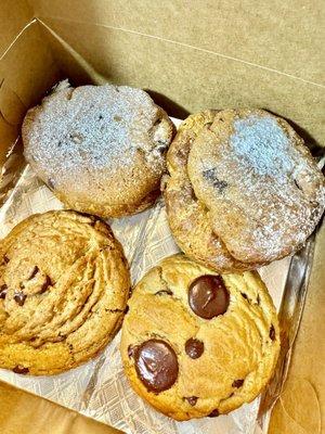 Chocolate Chip Crookies (croissant cookie), Espresso Chocolate Chip Cookie, Chocolate Chip Cookie