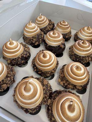 S'mores cupcakes