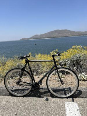 Bike at Bernasconi Beach Lake Perris