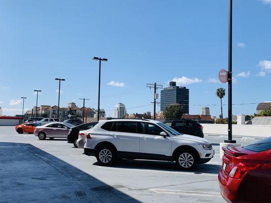 Love the rooftop parking!