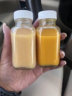 Immunity Shot and Turmeric Blast Shot