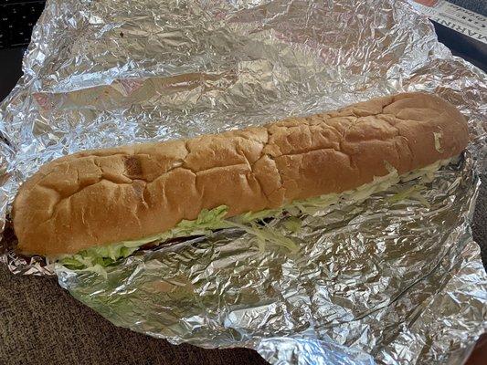 18 inch Cheese Steak Sub