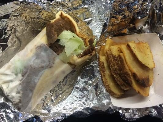 A Jackson Classic: Gyro and Cottage Fries from Keifer's Downtown