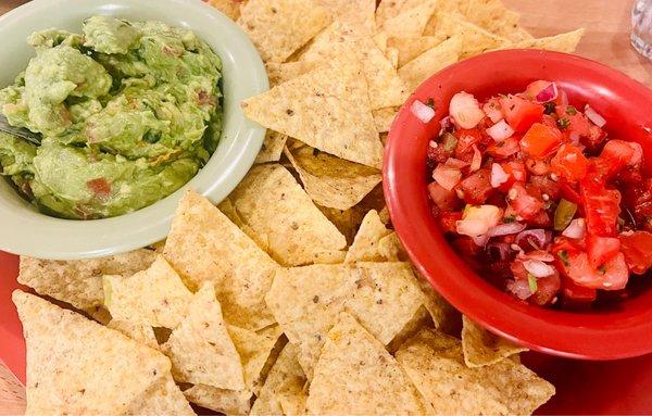 Chips, salsa & Guac