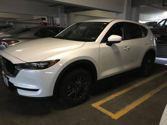 Loved driving this Mazda X5. I was also able to rent the Mazda X9 from this location.