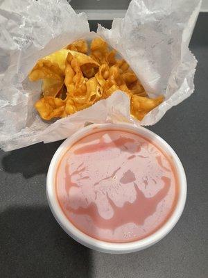 Order of crab Rangoons - 8 per order